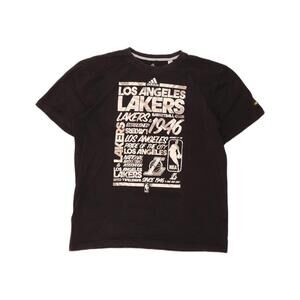 Mens Los Angeles Lakers Graphic T-Shirt Top 2Xl Black Cotton Dk18